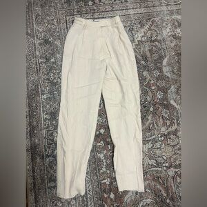 Vintage Burberry Cream Lined trousers